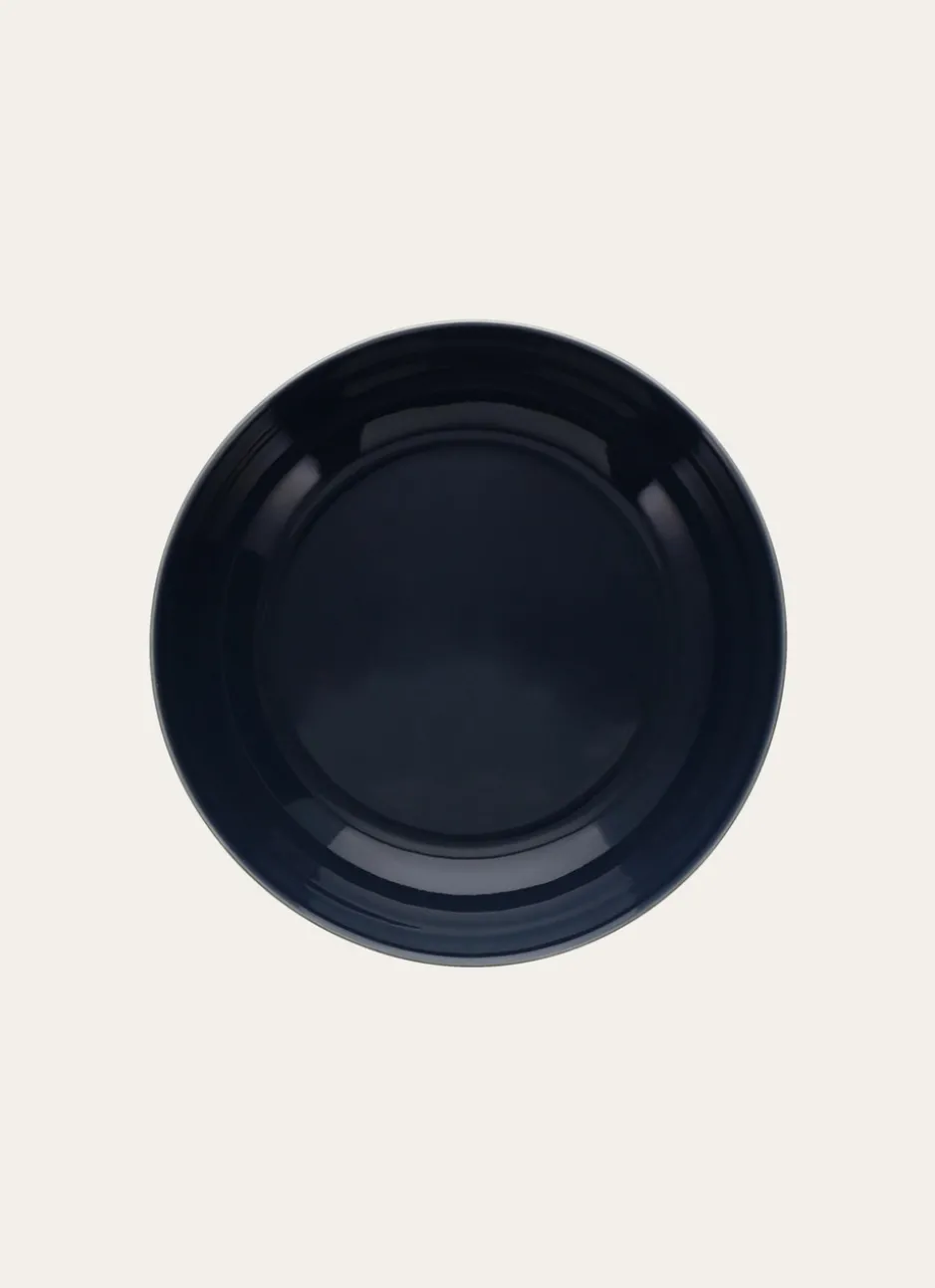 ASSIETTE CREUSE EN GRÈS MARINE