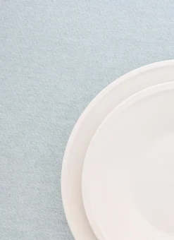 ASSIETTE À DESSERT EN FAÏENCE BLANC