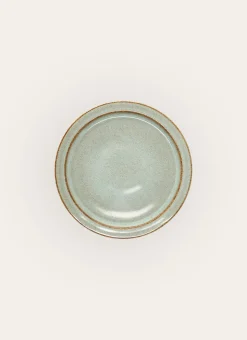 ASSIETTE À DESSERT EN GRÈS GARANCE GENÉVRIER