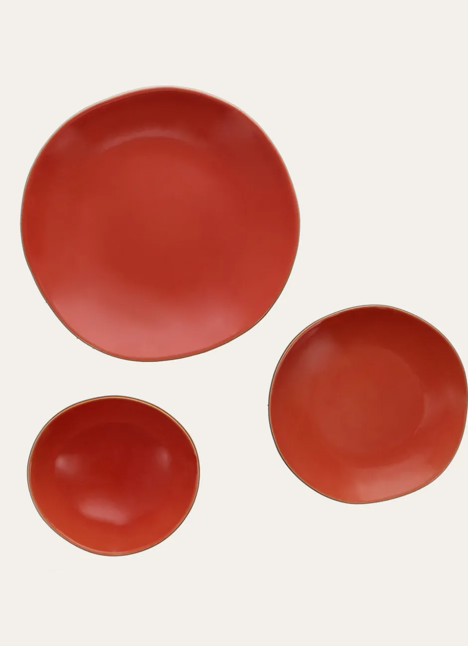 ASSIETTE PLATE CORAIL