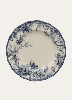 ASSIETTE PLATE EN GRÈS ADELAÏDE MARINE