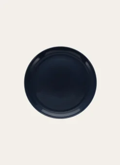 ASSIETTE PLATE EN GRÈS MARINE
