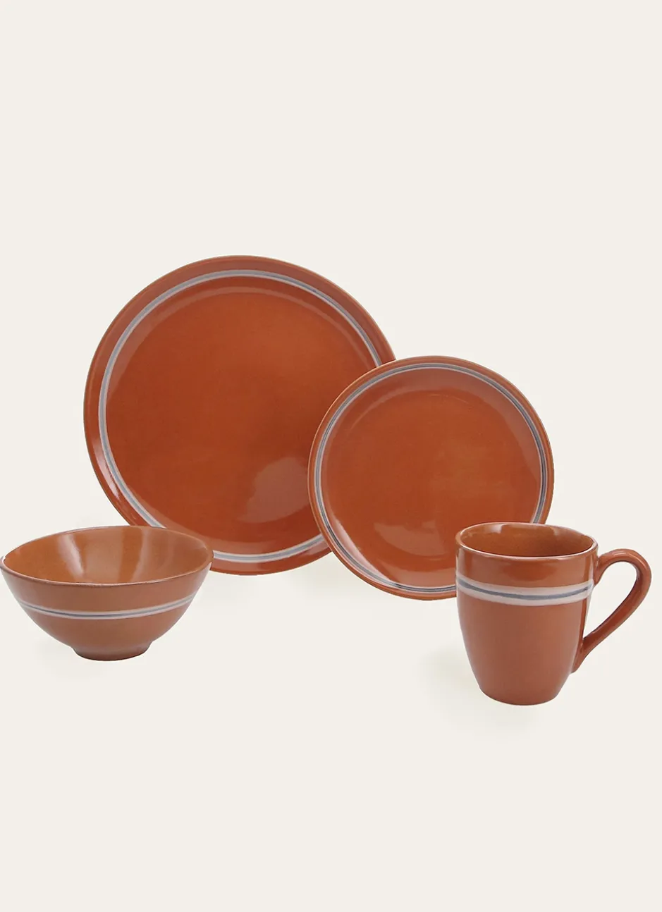 ASSIETTE PLATE LINE ORANGE