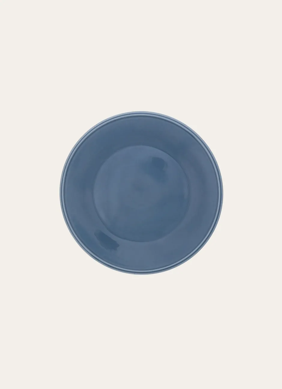ASSIETTE PLATE UNIE EN FAÏENCE CHARRON