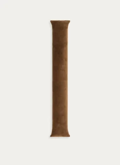 BAS DE PORTE EN VELOURS BEIGE FONCÉ