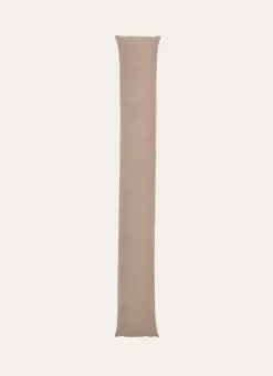 BAS DE PORTE UNI EN COTON TAUPE