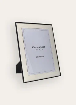 CADRE PHOTO RECTANGULAIRE AVEC PASSE-PARTOUT Noir
