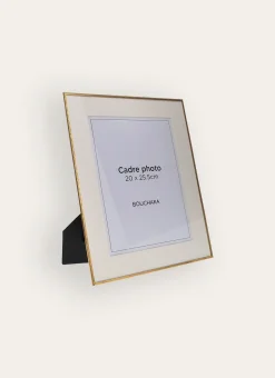 CADRE PHOTO RECTANGULAIRE AVEC PASSE-PARTOUT DORE