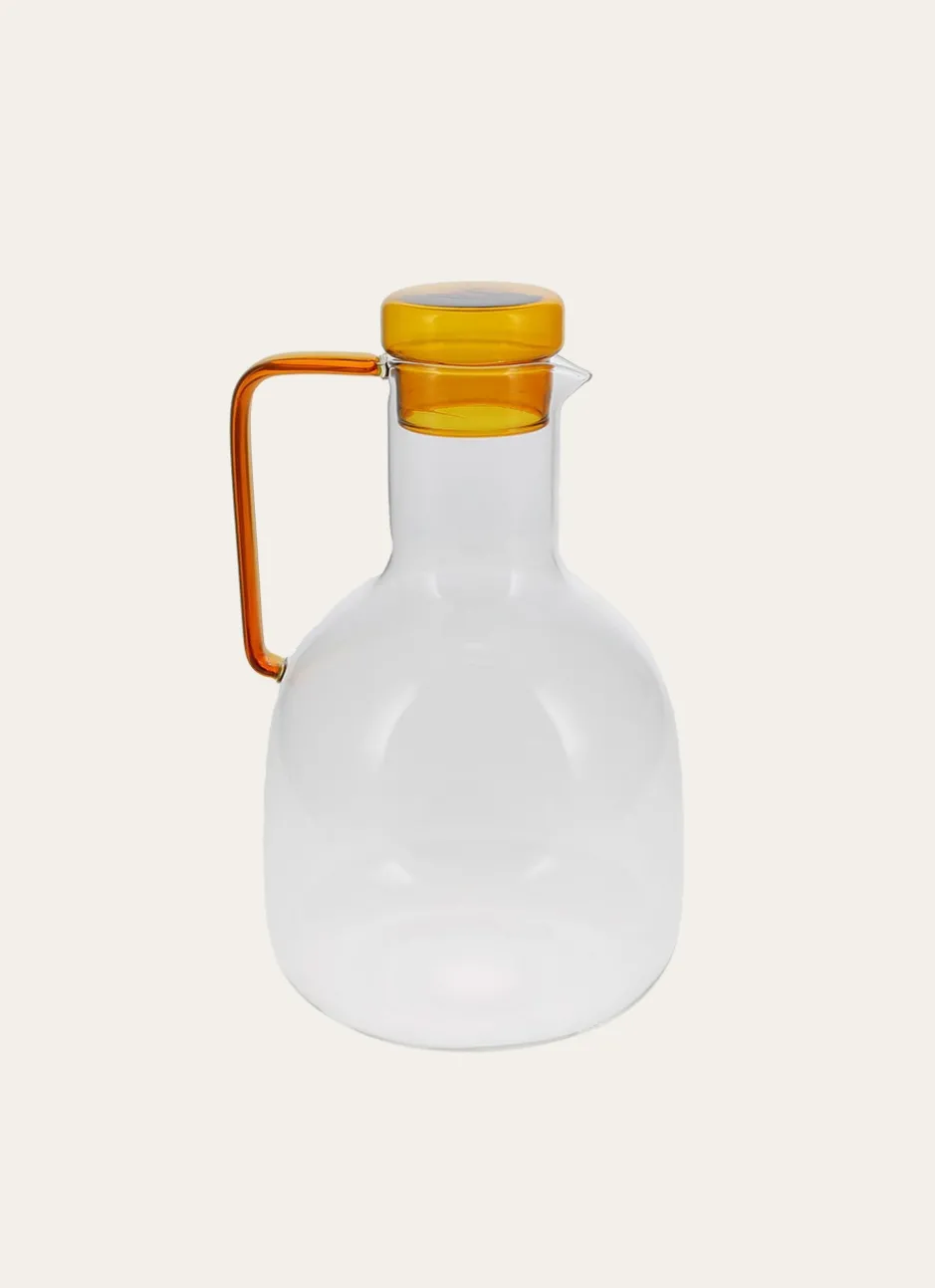 CARAFE EN VERRE ÉPURÉE CARAMEL