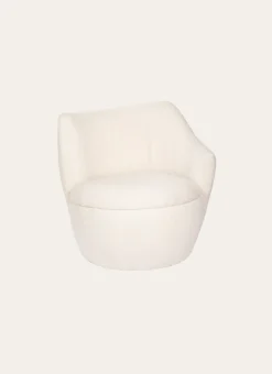 CHAUFFEUSE ASYMÉTRIQUE DESIGN EFFET MOUTON BLANC