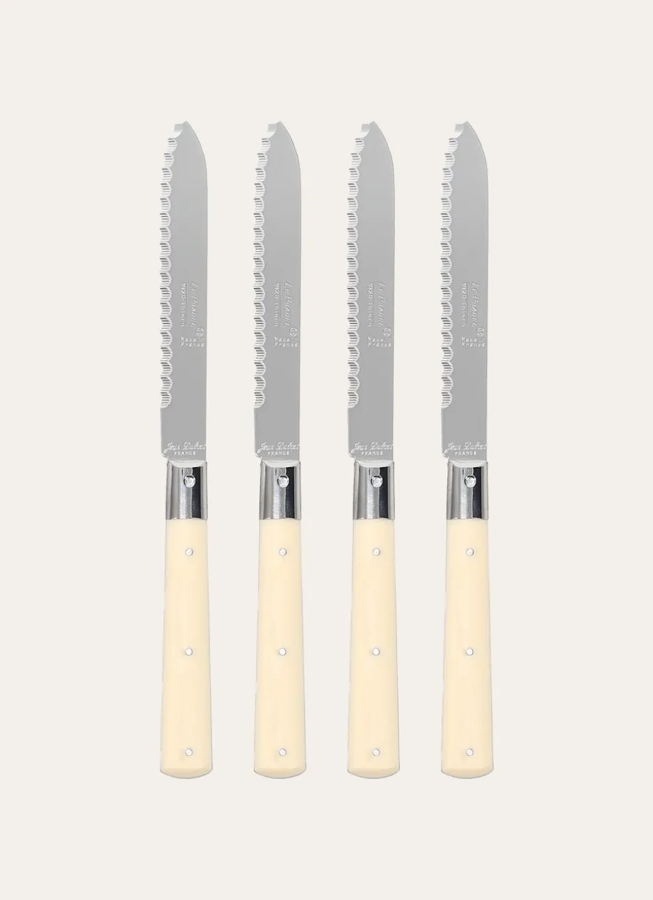 COFFRET DE 4 COUTEAUX A STEACK CREME