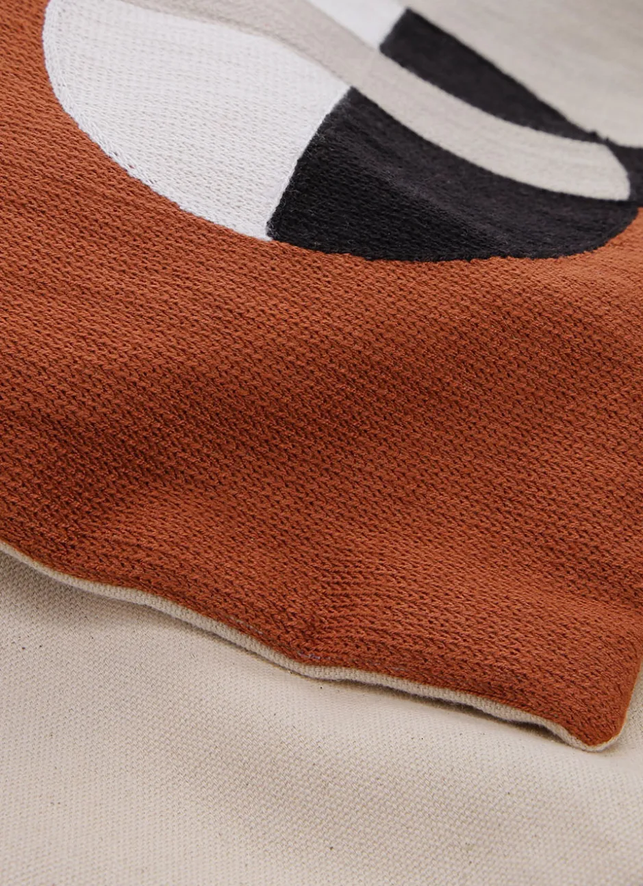COUSSIN BRODERIE GÉOMÉTRIQUE AGATHE MULTICOLORE
