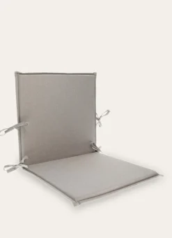 COUSSIN DE CHAISE EXTÉRIEUR AVEC DOSSIER GRIS CHINÉ