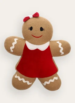 COUSSIN EN FORME DE PETITE FILLE PAIN D'ÉPICES MULTICOLORE
