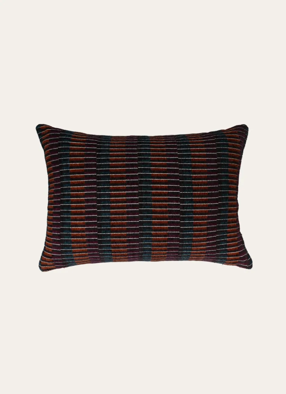 COUSSIN EN JACQUARD CHENILLE MULTICOLORE