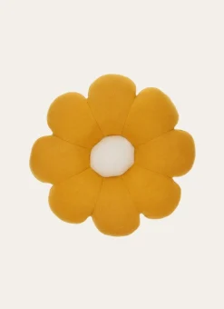 COUSSIN EN TRICOT EN FORME DE FLEUR VANILLE