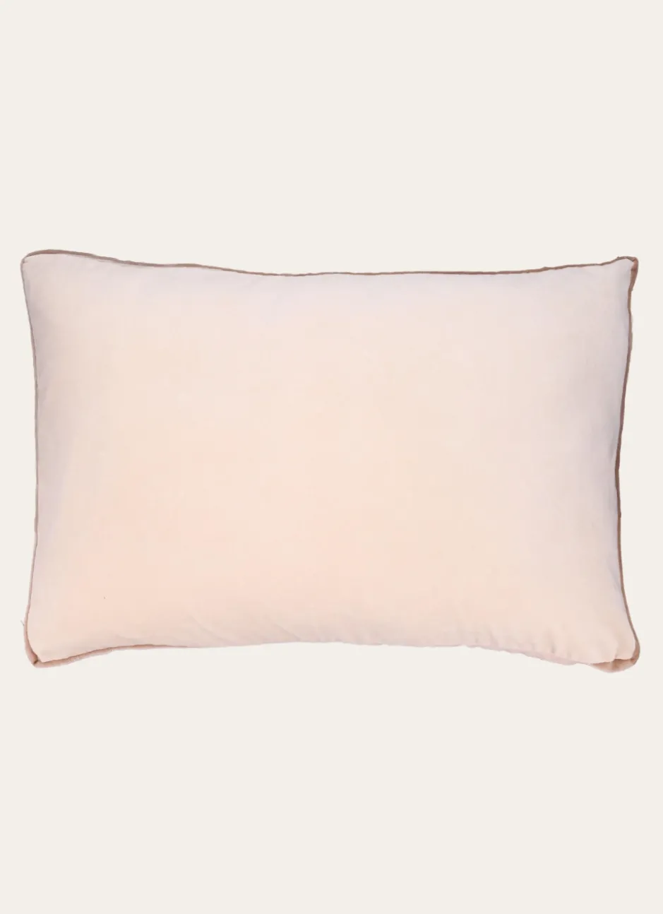COUSSIN EN VELOURS RANG CREME