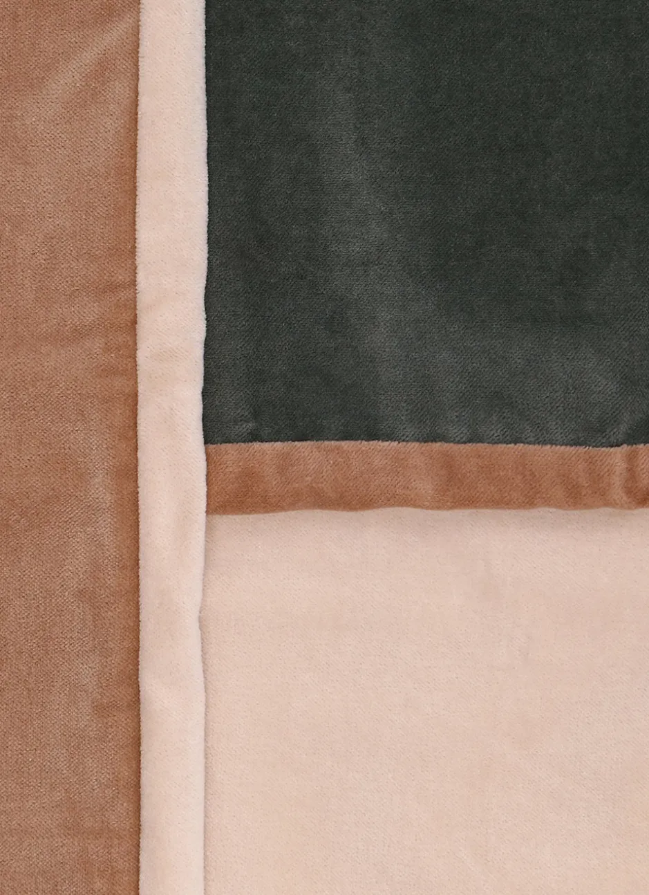 COUSSIN EN VELOURS RANG CREME