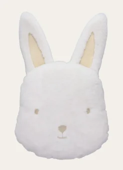 COUSSIN FORME TÊTE DE LAPIN ÉCRU