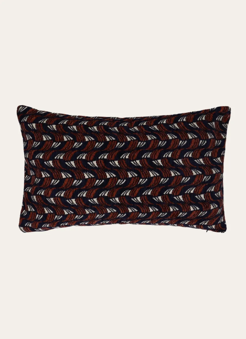 COUSSIN JACQUARD CHENILLE CÉLINE MARINE