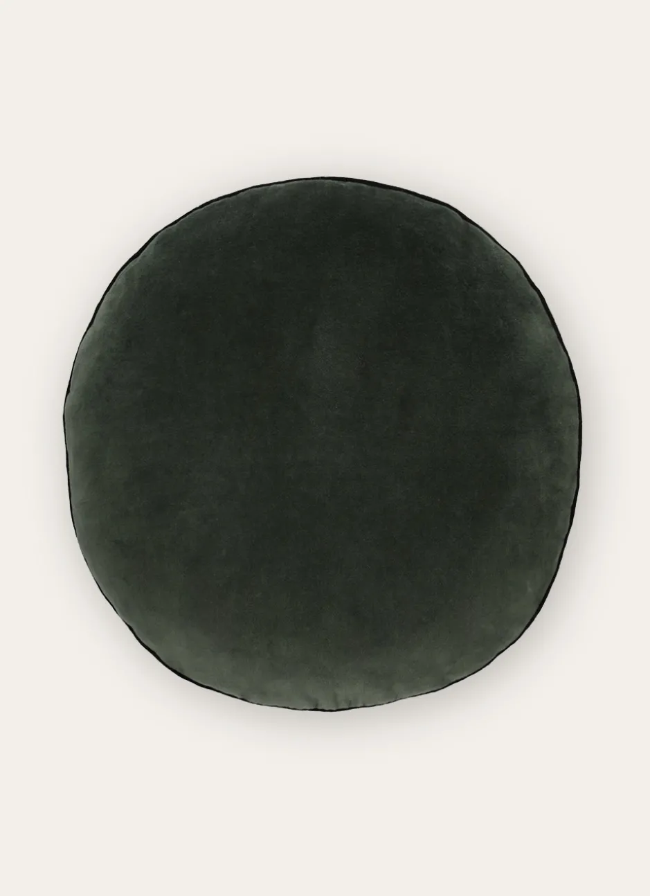 COUSSIN ROND EN VELOURS ROMARIN