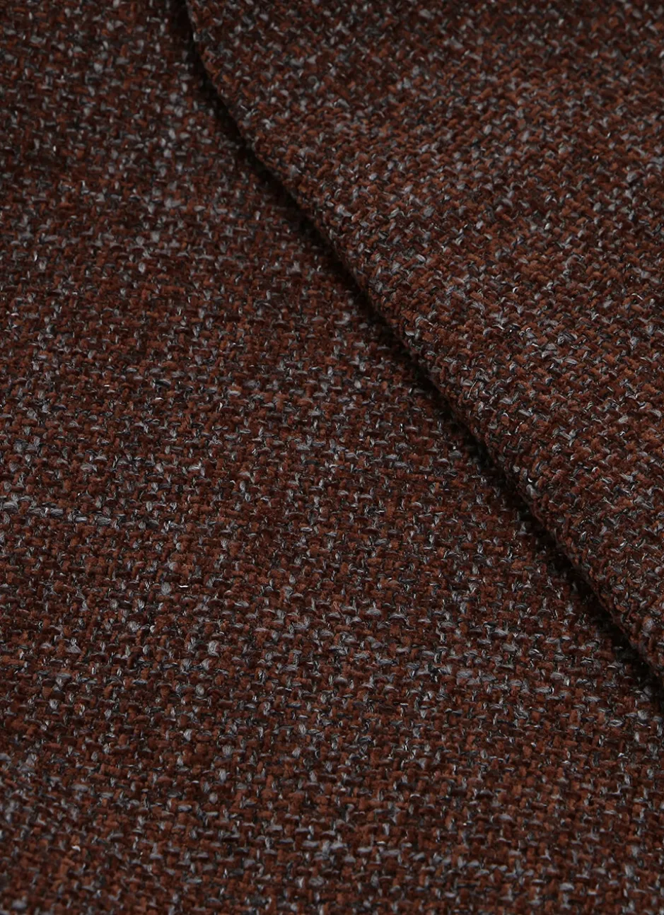COUSSIN TISSAGE CHINÉ CHACHA BRUN