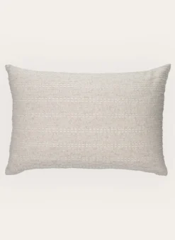 COUSSIN UNI AVEC PASSAGE FILS FANTAISIE ECRU