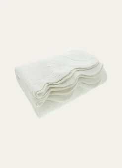 COUVRE-LIT UNI EN COTON FLORENCE BLANC