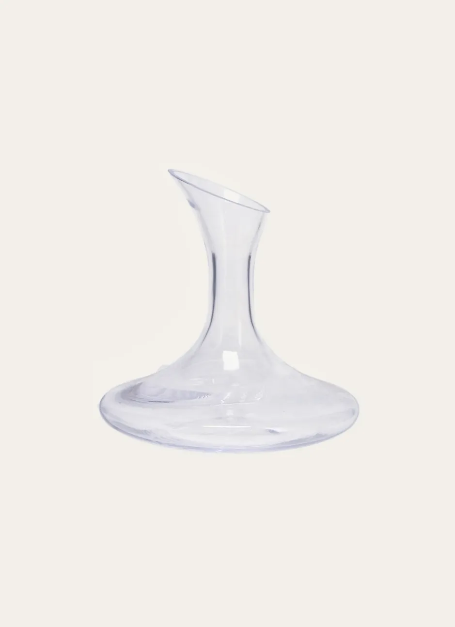 DÉCANTEUR EN VERRE TRANSPARENT