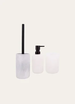 DISTRIBUTEUR DE SAVON EFFET MARBRE BLANC