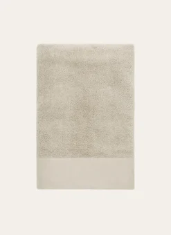 DRAP DE BAIN COTON MOELLEUX ZÉRO TORSION GREGE