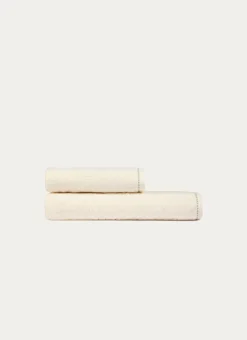 DRAP DE BAIN JACQUARD UNI ECRU