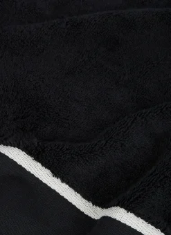 DRAP DE BAIN UNI À LARGE BORDURE ARTHUR Noir