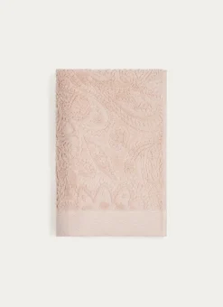 DRAP DE DOUCHE EN VELOURS JOSEPHINE BEIGE