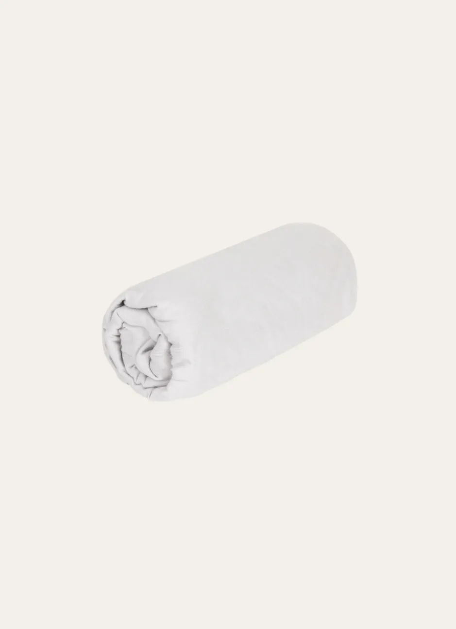 DRAP HOUSSE BÉBÉ EN JERSEY DE COTON BIO GRIS