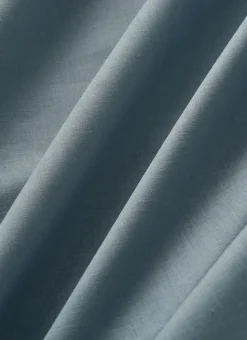 DRAP HOUSSE EN COTON BLEU ORAGE