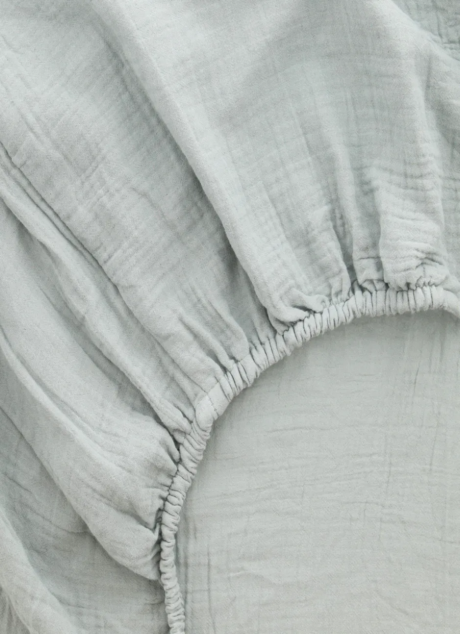 DRAP HOUSSE ENFANT EN GAZE DE COTON MOUSSE