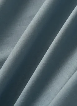 DRAP HOUSSE UNI EN COTON GRAND BONNET 32CM BLEU ORAGE