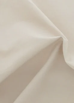DRAP HOUSSE UNI EN PERCALE DE COTON SABLE