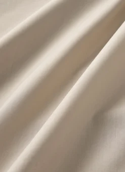 DRAP HOUSSE UNI EN PERCALE DE COTON GRAND BONNET SABLE