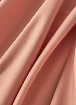 DRAP HOUSSE UNI EN PERCALE DE COTON CORAIL
