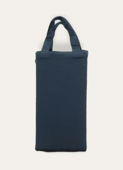 DRAP HOUSSE UNI EN SATIN DE COTON MARINE