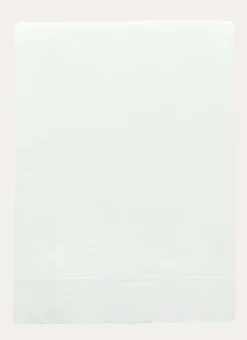 DRAP PLAT UNI EN COTON BLANC