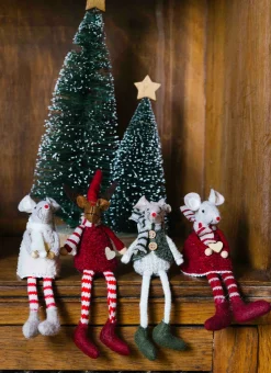 ENSEMBLE DE 2 SAPINS LUMINEUX SUR SOCLE SAPIN