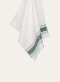 ESSUIE-MAINS EN COTON AVEC LITEAU EAU