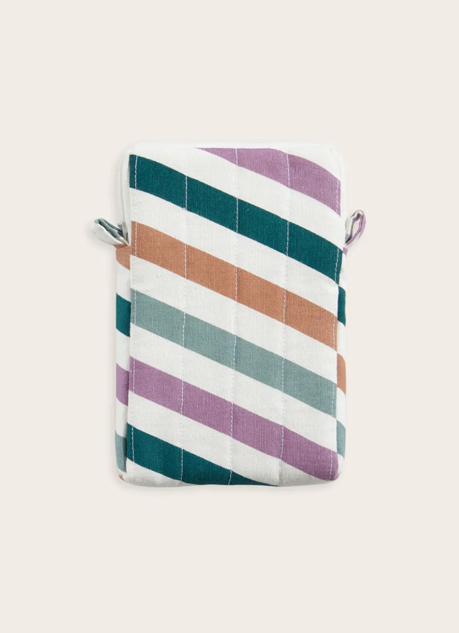 ETUI MULTI-USAGE EN COTON IMPRIMÉ GÉOMÉTRIQUE IMPRIME MULTICOLORE