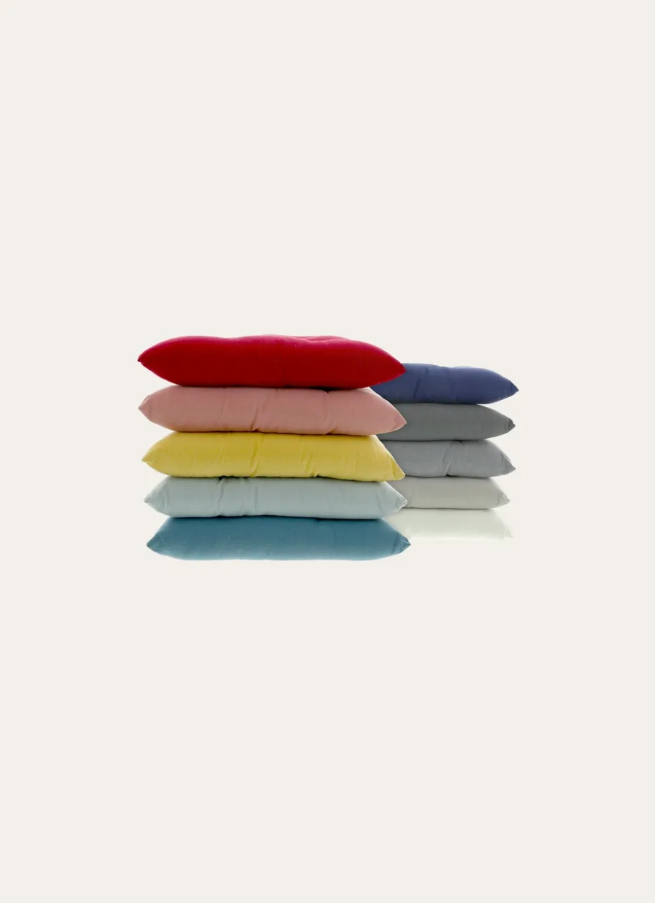 GALETTE DE CHAISE UNIE EN COTON GRIS