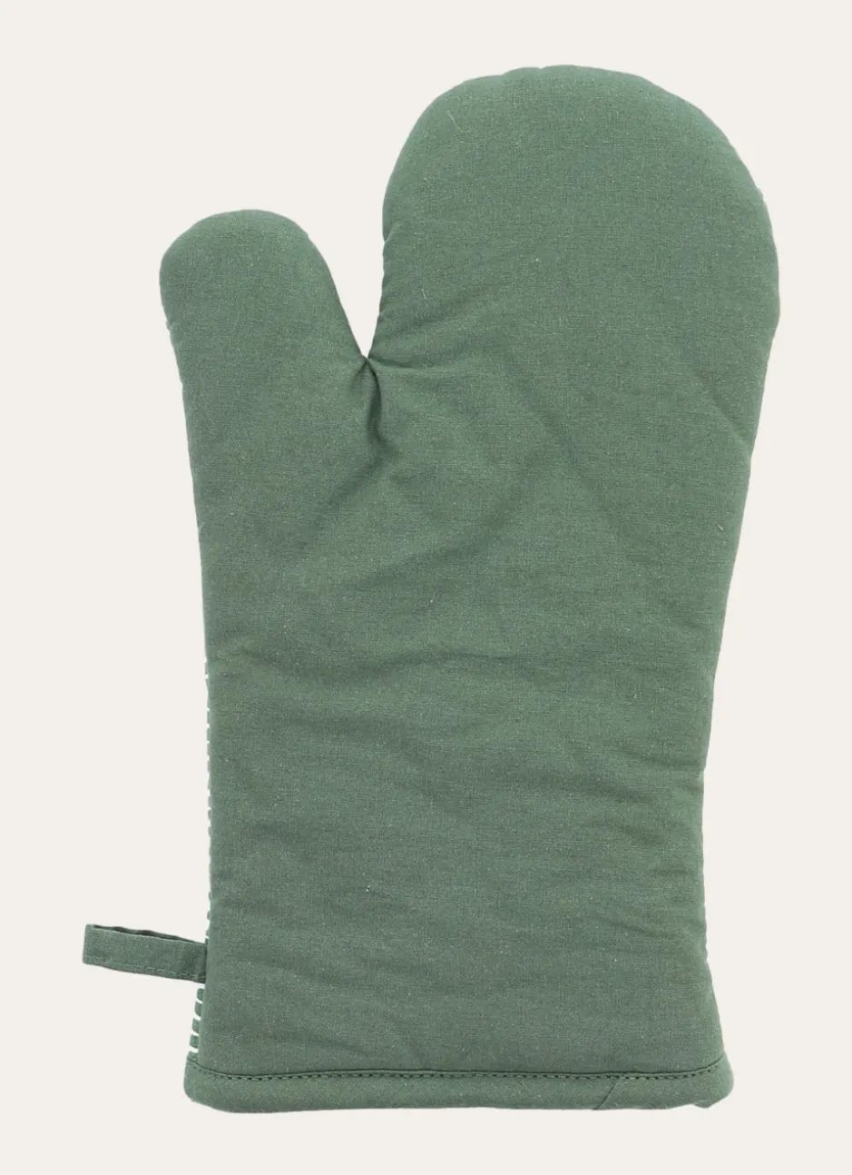 GANT DE CUISINE EN COTON IMPRIMÉ MINI MOTIFS THYM