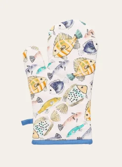 GANT DE CUISINE POISSONS MULTICOLORE