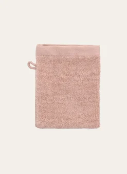 GANT DE TOILETTE UNI EN COTON MOELLEUX 550GR ROSE